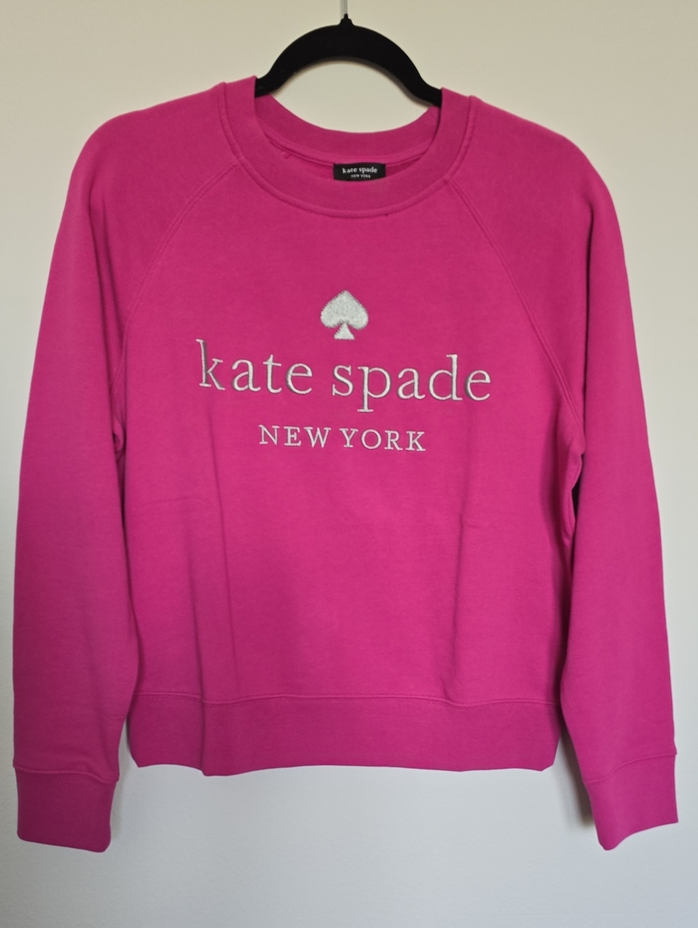 kate spade Hot Pink Logo Crewneck Sweatshirt